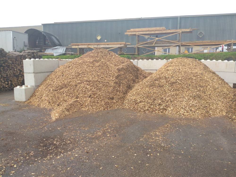 tas plaquettes de bois